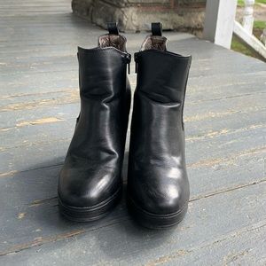 Women’s Black Heeled Booties